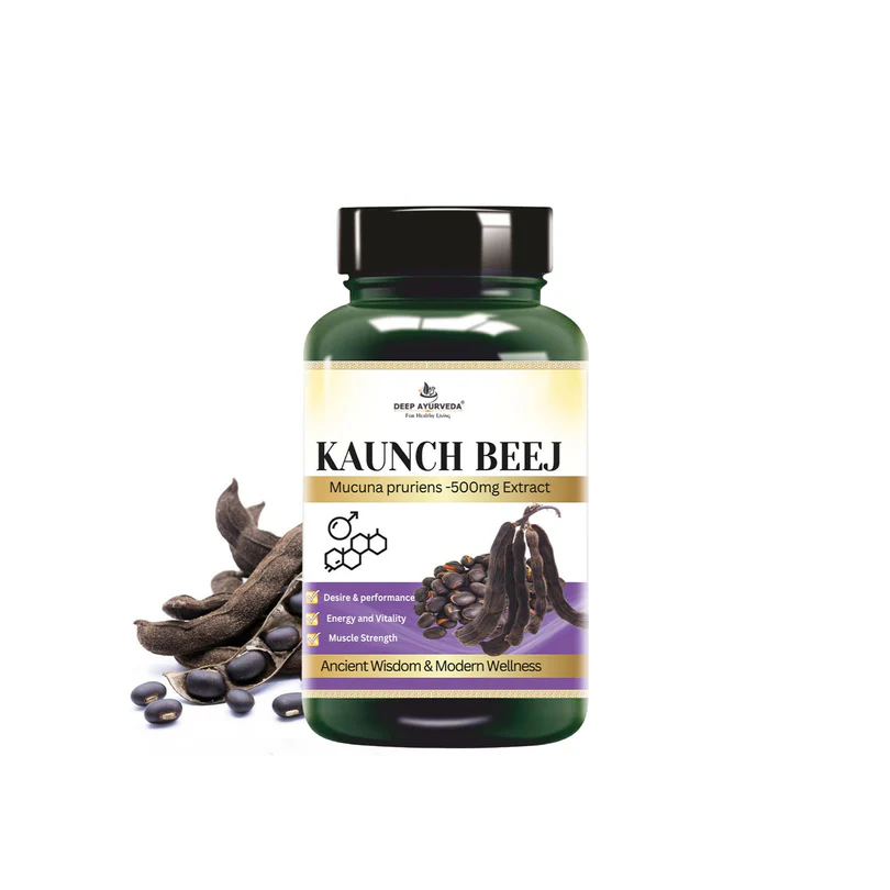 Deep Ayurveda Kaunch Beej Vegan Capsule-60